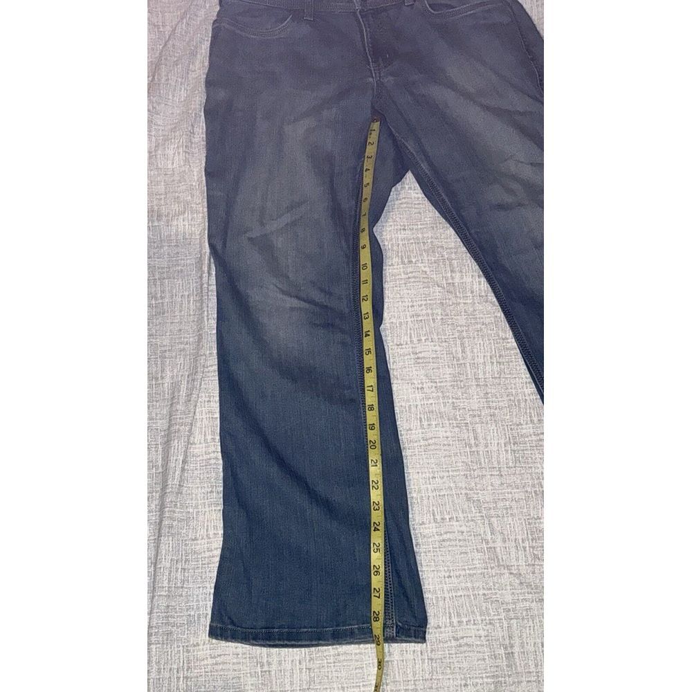 Carhartt Womens 12 Short Relaxed Fit Straight Leg Denim Blue Jeans - Picture 3 of 6